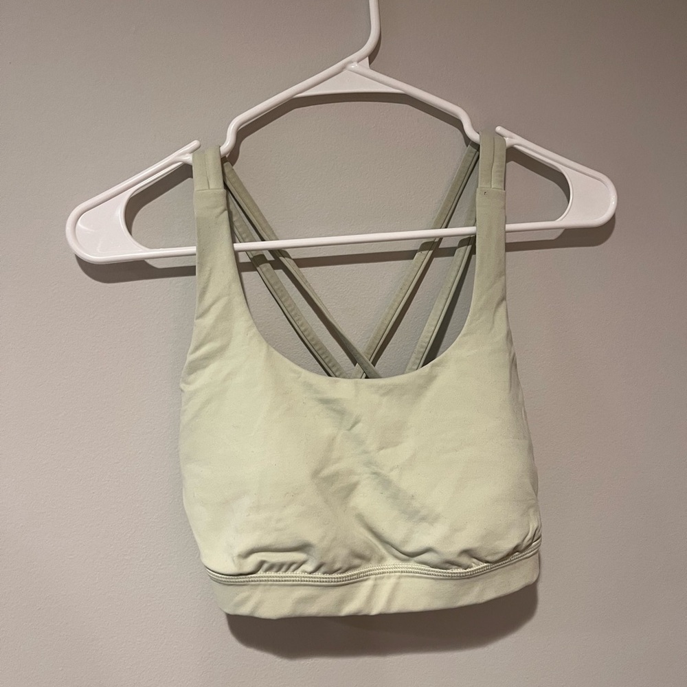 lululemon bra yellow/green